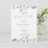 チノイスリーオープンスブルーブライダルシャワー 招待状 (スタンド正面)