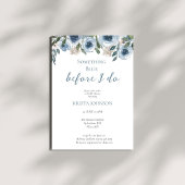 チノイスリーオープンスブルーブライダルシャワー 招待状