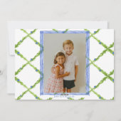 チノイスリーシトラスのトピアリーカスタムフォト シーズンカード (裏面)