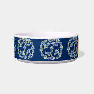 チノイスリージンジャージャースドットペット ボウル