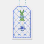 チノイスリージンジャージャーブモノグラム |レッドボウ ギフトタグ (裏面)