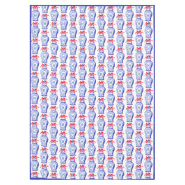 チノイスリージンジャージャーブモノグラム |レッドボウ テーブルクロス