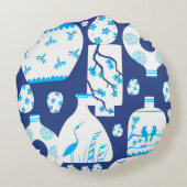 チノイスリージンジャージャールズ装飾用クッション ラウンドクッション (裏面)