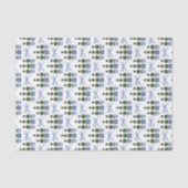 チノイスリートピアリーツリーブルーボウ 薄葉紙 (正面)