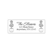 チノイスリートピアリー差出人住所 セルフインキングスタンプ (デザイン)