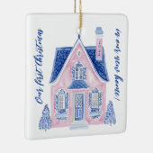 チノイスリーニューホーム初めてのクリスマスオーナメント セラミックオーナメント (右)