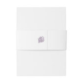 チノイスリーパープルバラビクトリアンブーケ結婚ーズ 招待状ベリーバンド (裏面例)