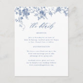 チノイスリービクトリアンダスティブルー結婚ズ詳細 エンクロージャーカード (正面)