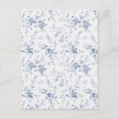 チノイスリービクトリアントイルブルー結婚ズ詳細 エンクロージャーカード (裏面)