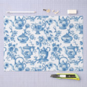 チノイスリーフランスのトワールデュジュウティーパターン 薄葉紙 (クラフト)