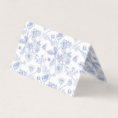 チノイスリーフランスのブルービクトリアン座席表 (裏面)