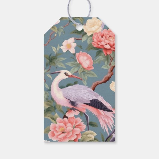 チノイスリーフローラジェイドエグレット ギフトタグ (裏面)