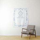 チノイスリーフローラトイレクレストブライダルシャワー タペストリー (インサイチュ)