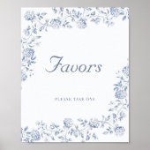 チノイスリーフローラブライダルシャワーの好意 ポスター (正面)