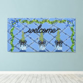 チノイスリーブルージンジャーズトピアリー キャンバスプリント (インサイチュ (ウッドフロア))