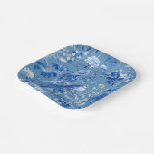 チノイスリーブルー紙プレート ペーパープレート (傾斜あり)