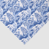 チノイスリーブルー&ホワイトパゴダ 薄葉紙 (詳細)