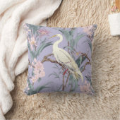 チノイスリーラベンダーフローラエグレット クッション (ブランケット)