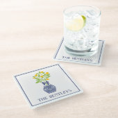 チノイスリーレモンツリーガラスコースター ガラスコースター (アングル)