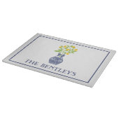 チノイスリーレモンツリーパーソナライズされたカットボード カッティングボード (角)