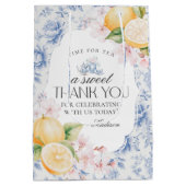 チノイスリーレモンティーフローラトイルパーティー ミディアムペーパーバッグ (裏面)