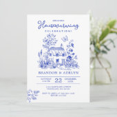 チノイスリー引っ越し祝いパーティーパーティーホームスイートホーム 招待状 (スタンド正面)