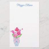 チノイスリー水彩ジンジャージャールオーキッド 便箋 (正面)