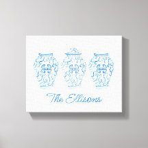 チノイスリー水彩ジンジャージャー瓶の花瓶