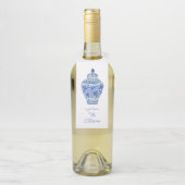 チノイスリー水彩ジンジャージャー瓶の花瓶 ボトルネックタグ (ボトル)