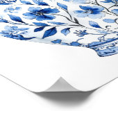 チノイスリー水彩瓶 ポスター (角)