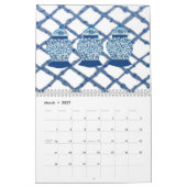 チノイスリー竹ジンジャージャール カレンダー (3月 2027)