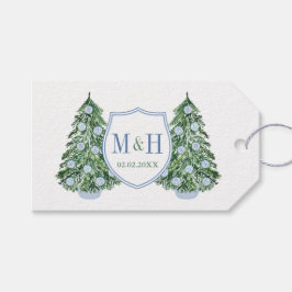 チノイスリー結婚ホリデーズカップルクレスト ギフトタグ