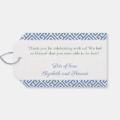 チノイスリー結婚ホリデーズカップルクレスト ギフトタグ (裏面横)