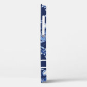 チノイセリエネービーブルーフローラグリーンラゴンフライ Case-Mate iPhoneケース (裏面 / 左)