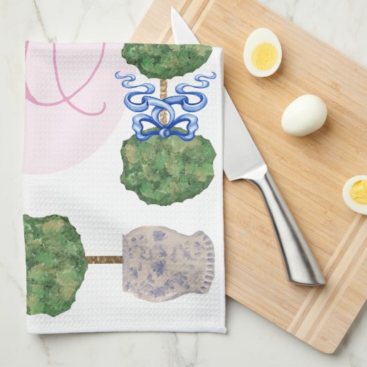 チノイセリージンジャージャージャージャーズトピアリーバスケット キッチンタオル (四つ折り)