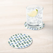 チノイセリージンジャージャージャージャーズトピアリーバスケット ラウンドペーパーコースター (インサイチュ)