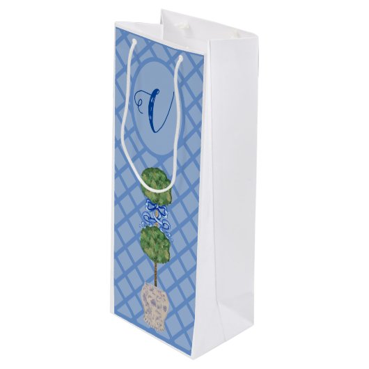 チノイセリージンジャージャージャージャーズトピアリーバスケット  ワインギフトバッグ (正面アングル)