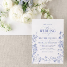 チノイフランスのセリビクトリアンブルーフローラ結婚ズ