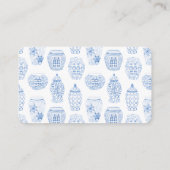 チノエレガントイスリーおむつラッフルボーイ赤ちゃんシャワー エンクロージャーカード (裏面)