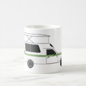 チノクポップ・アートのカンパーレトロレモンライム コーヒーマグカップ (中央)