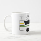 チノクポップ・アートのカンパーレトロレモンライム コーヒーマグカップ (左)