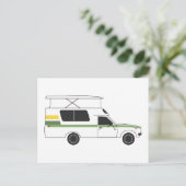 チノクポップ・アートのカンパーレトロレモンライム ポストカード (スタンド正面)