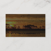 チノコテハの水鳥の混合群 名刺 (裏面)