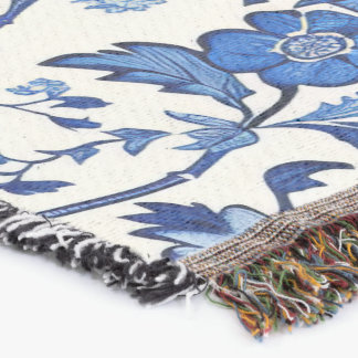 チノセリエフローラプリントオールシーズンスロー毛布 スローブランケット