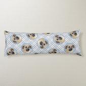 チノックドロップア絵を描イヤーのオリジナルそりドッグアート ボディピロー (裏面)