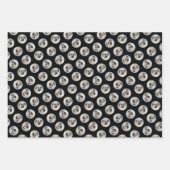 チノックドロップア絵を描イヤーのオリジナルそりドッグアート ラッピングペーパーシート (正面3)