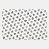 チノックドロップア絵を描イヤーのオリジナルそりドッグアート ラッピングペーパーシート (正面2)