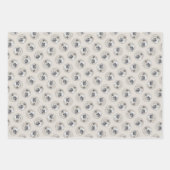 チノックヘリコプ絵を描タイヤーオリジナルドッグアート ラッピングペーパーシート (正面)