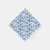 チノフランスのイスリーフローラ スタンダードカクテルナプキン (角)