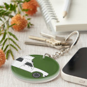 チノポップ・アートのクのキャンパー キーホルダー (正面右)